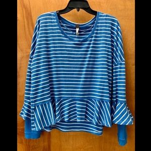 Long Sleeve Ruffle Top